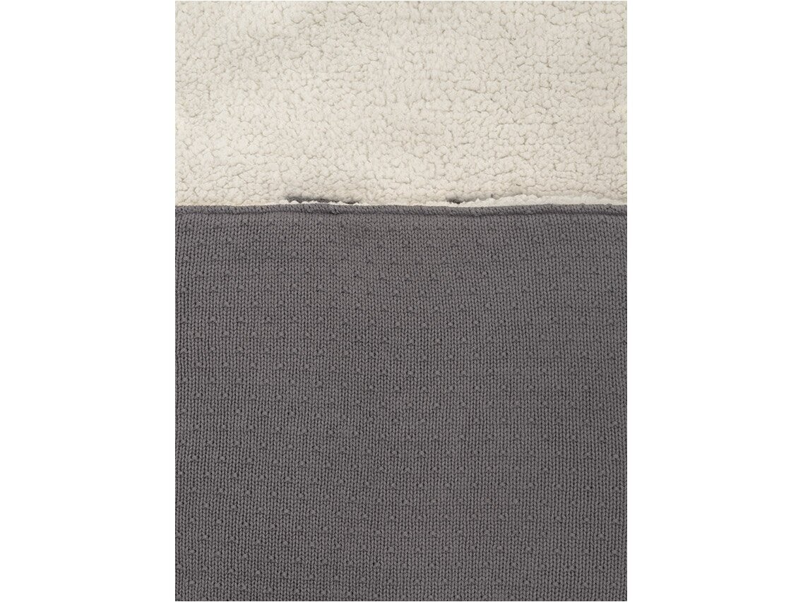Jollein Bliss Knit Storm Grey vokelis automobilinei kėdutei. lopšiukui 4 Jollein Bliss Knit Storm Grey vokelis automobilinei kėdutei. lopšiukui 4