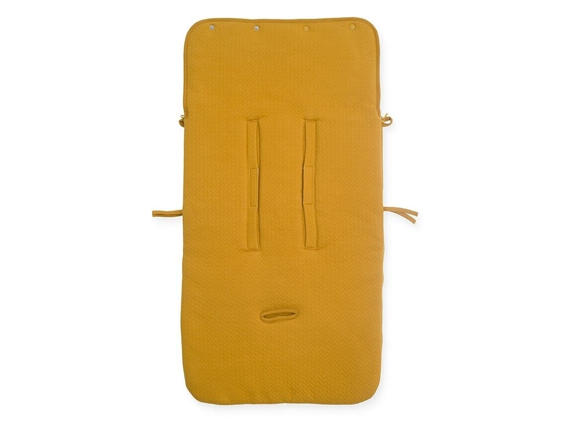 Jollein Brick Velvet Mustard  vokelis auomobilinei kėdutei, lopšiukui 1