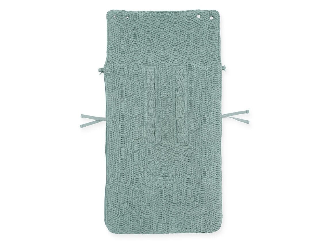 Jollein River Knit Ash Green vokelis automobilinei kėdutei, lopšiukui 2