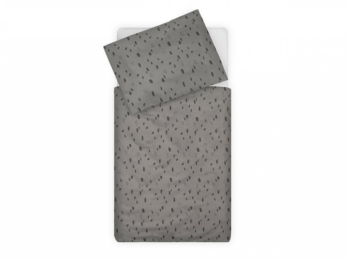 Комплект одеяла и наволочки Jollein Spot Storm Grey 100x140 см. Комплект одеяла и наволочки Jollein Spot Storm Grey 100x140 см.