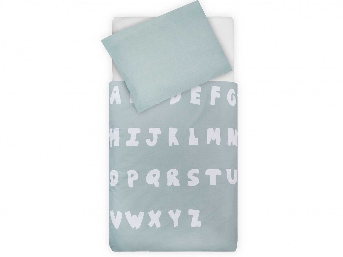 Пододеяльник Jollein Stone Green 120x150 Пододеяльник Jollein Stone Green 120x150