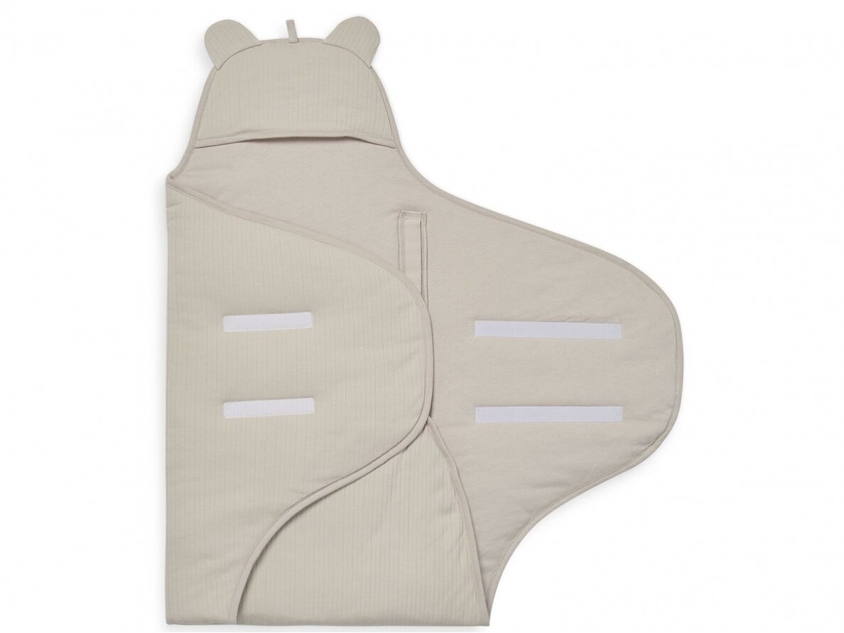 Jollein autokėdutės ir lopšio užklotas Basic Stripe Nougat