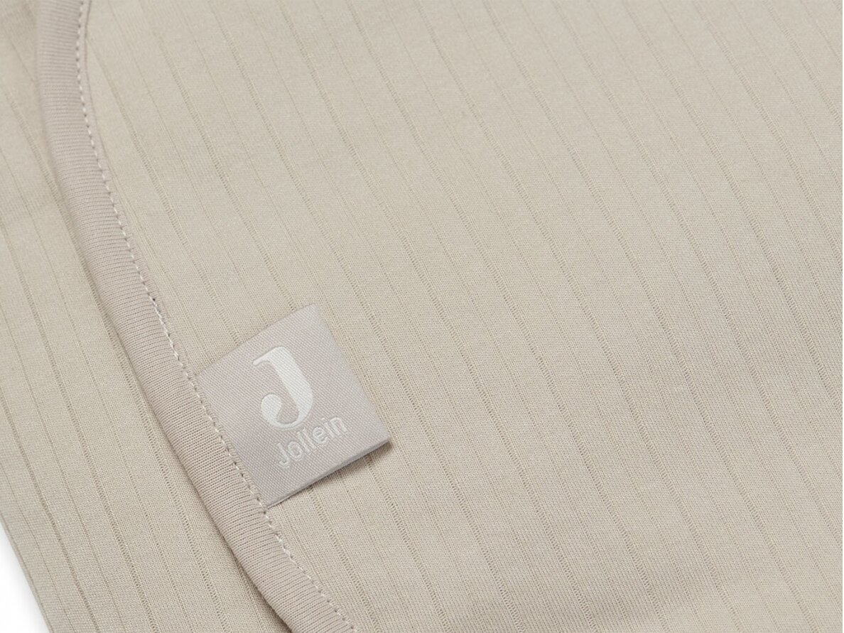 Jollein autokėdutės ir lopšio užklotas Basic Stripe Nougat 4