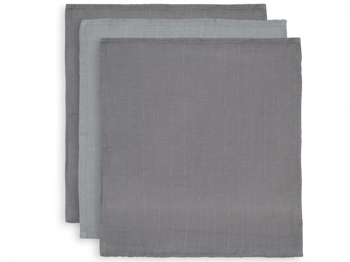 Пелёнки Jollein бамбуковые гидрофильные Storm Grey 3 шт(70 x 70 cm) Пелёнки Jollein бамбуковые гидрофильные Storm Grey 3 шт(70 x 70 cm)