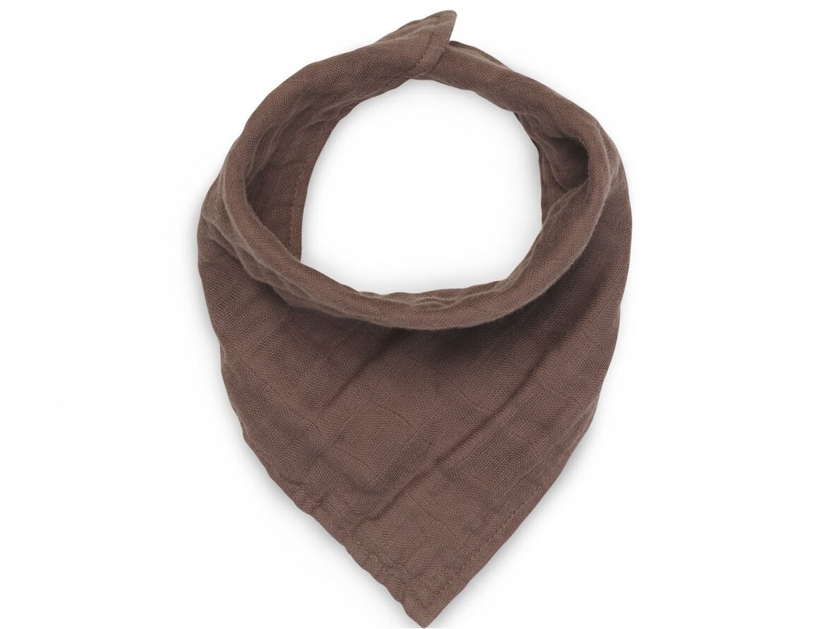 Jollein hidrofilinis seilinukas Bib Bandana Chestnut 1 Jollein hidrofilinis seilinukas Bib Bandana Chestnut 1
