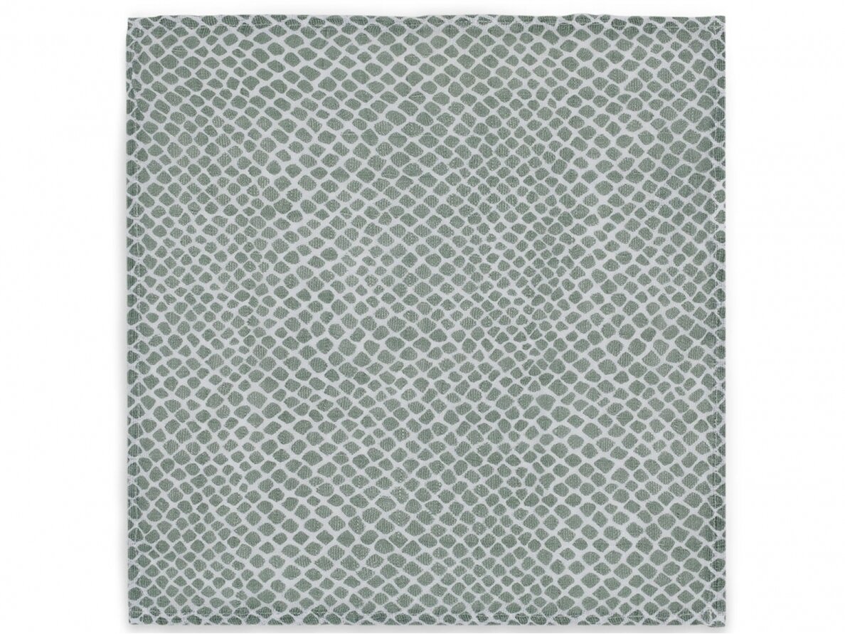 Jollein muslino merliukai 31x31 cm Snake Ash Green 3vnt 1 Jollein muslino merliukai 31x31 cm Snake Ash Green 3vnt 1