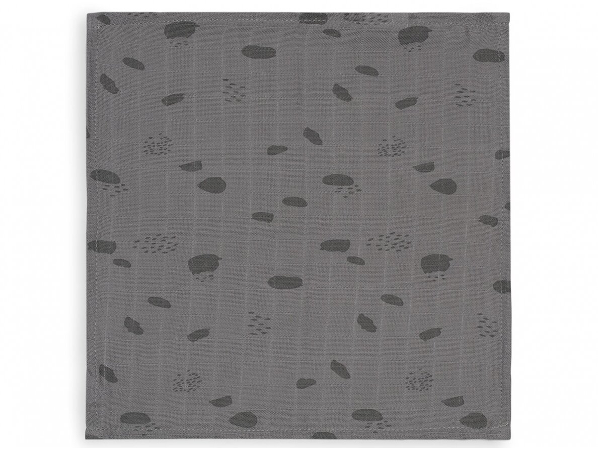 Комплект муслиновых пелёнок Jollein 70x70 Spot Storm Grey 3 шт 1 Комплект муслиновых пелёнок Jollein 70x70 Spot Storm Grey 3 шт 1