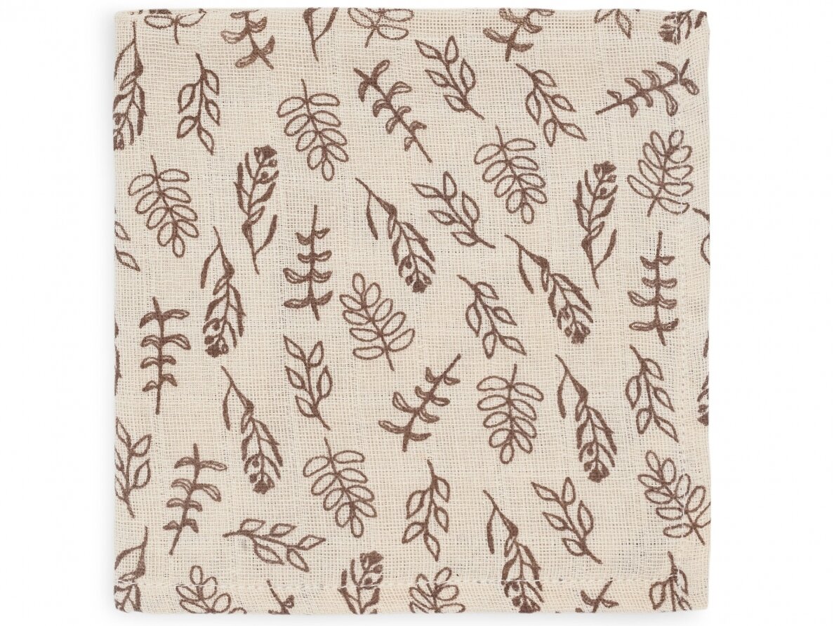 Jollein Hydrofilinių vystyklų rinkinys 115x115cm Meadow Chesnut 2vnt 1 Jollein Hydrofilinių vystyklų rinkinys 115x115cm Meadow Chesnut 2vnt 1