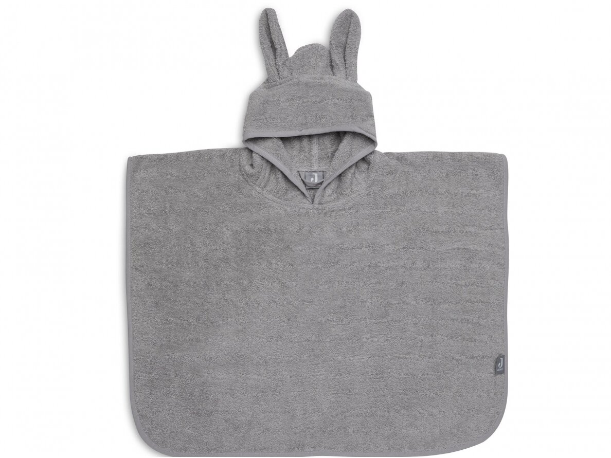 Jollein kilpinis pončas su gobtuvu Storm Grey Jollein kilpinis pončas su gobtuvu Storm Grey
