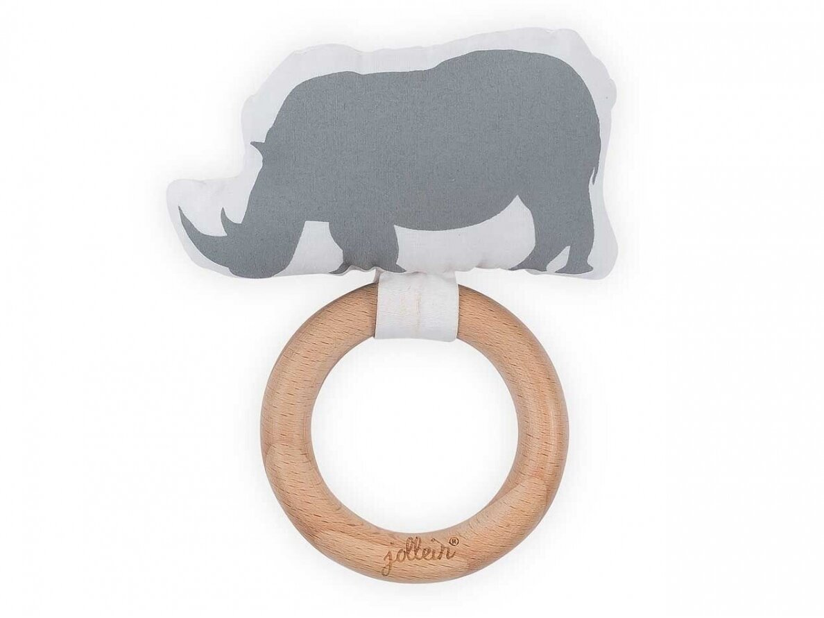 Прорезыватель Jollein  "Safari" Storm Grey