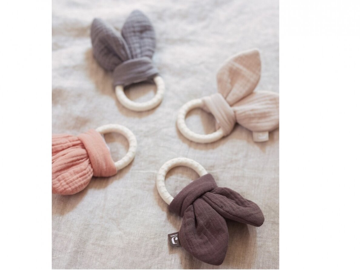 Игрушка для прорезывания зубов Jollein Bunny Ears - Rosewood 2 Игрушка для прорезывания зубов Jollein Bunny Ears - Rosewood 2