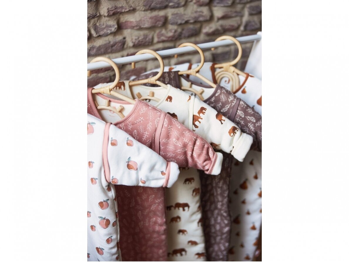 Jollein kūdikio miegmaišis su nusegamomis rankovėmis Peach 70 cm 4 Jollein kūdikio miegmaišis su nusegamomis rankovėmis Peach 70 cm 4