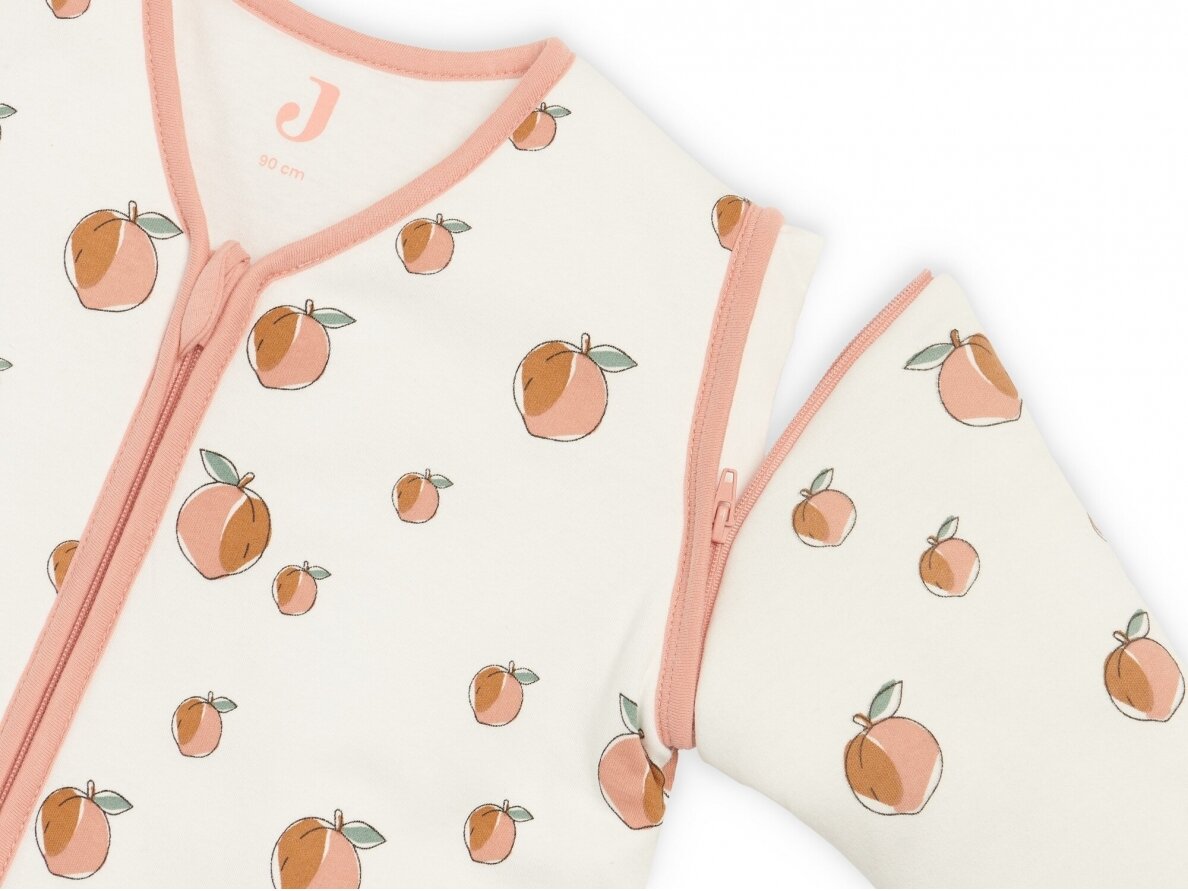 Jollein kūdikio miegmaišis su nusegamomis rankovėmis Peach 70 cm 3 Jollein kūdikio miegmaišis su nusegamomis rankovėmis Peach 70 cm 3