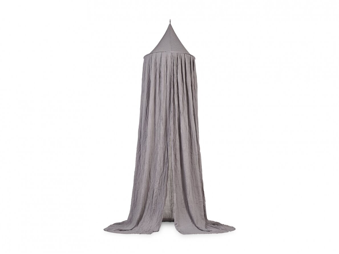 Jollein lovytės baldakimas Storm Gray 245cm Jollein lovytės baldakimas Storm Gray 245cm