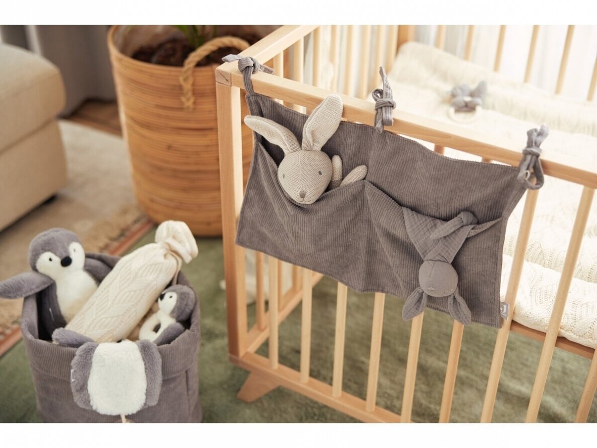 Jollein medžiaginis žaislų krepšys Storage Bag Grey 3 Jollein medžiaginis žaislų krepšys Storage Bag Grey 3