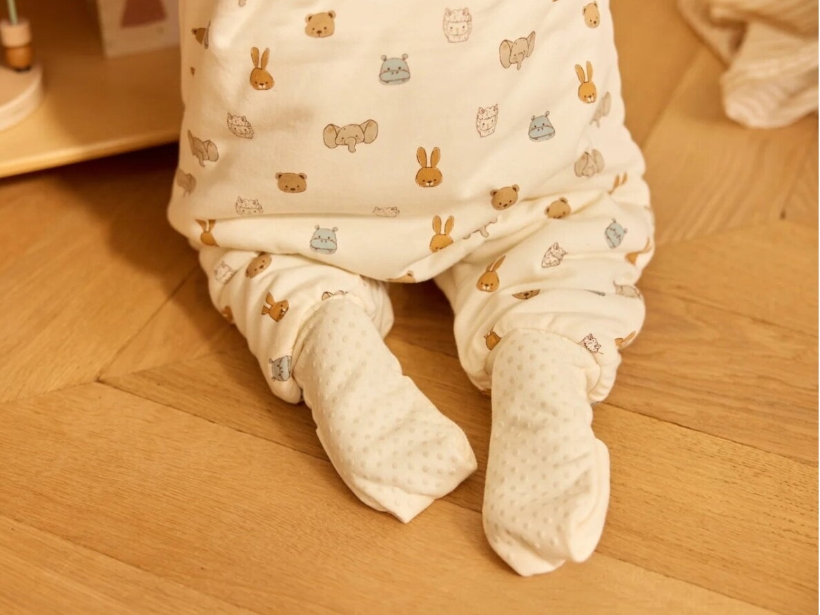 Sleeping bag with legs and removable sleeves 104/110 cm Jollies Sand 104/110 cm 3