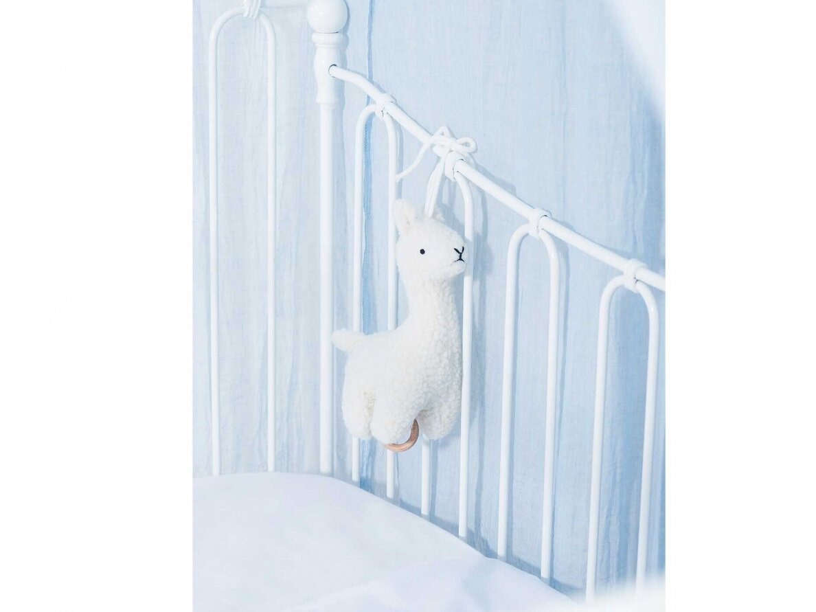 Jollein muzikinis kabinamas žaislas Lama Off-White 1 Jollein muzikinis kabinamas žaislas Lama Off-White 1