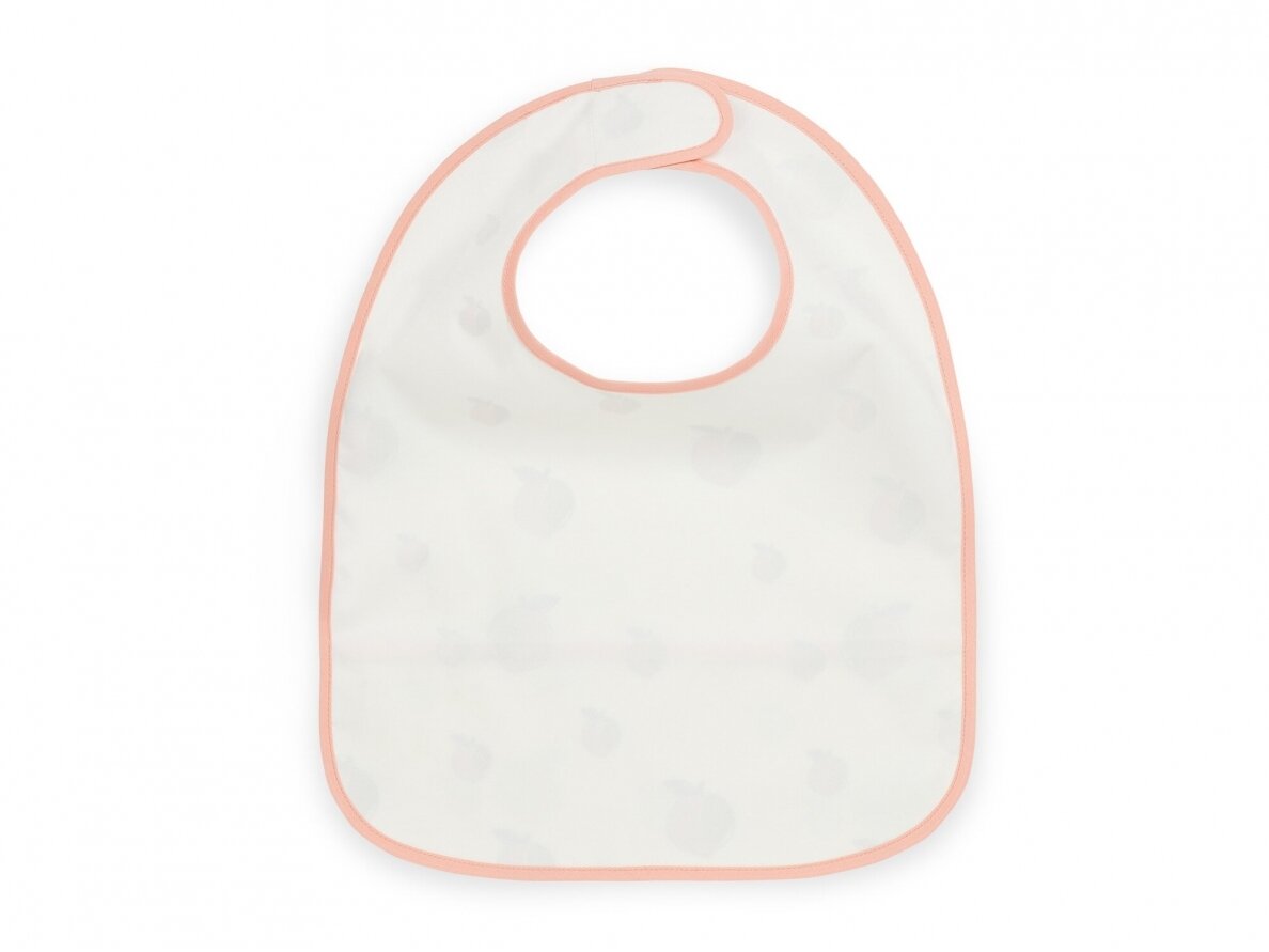 Jollein neperšlampamas seilinukas Bib su kišene Peach 2vnt. 1 Jollein neperšlampamas seilinukas Bib su kišene Peach 2vnt. 1