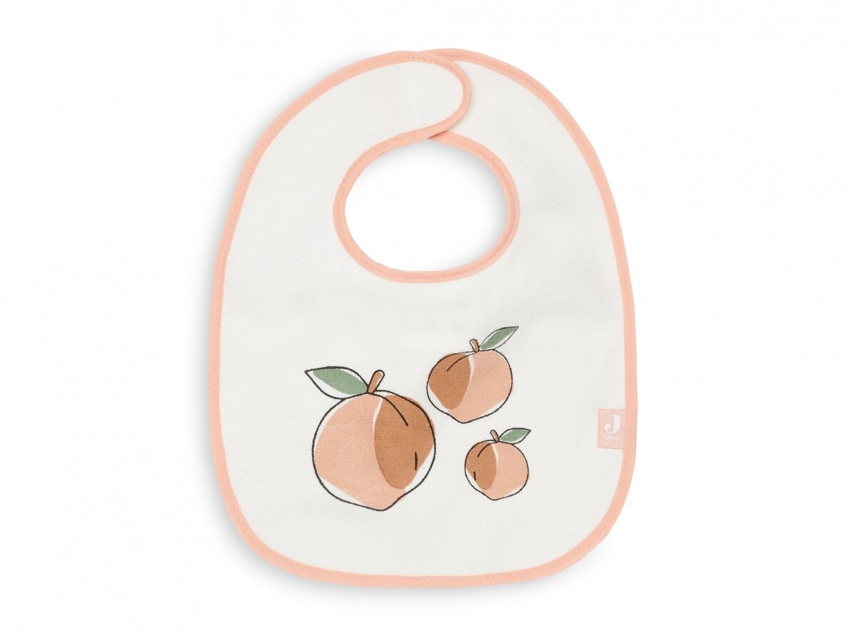 Jollein neperšlampamų seilinukų rinkinys Bib Peach Pink 3 vnt. 1 Jollein neperšlampamų seilinukų rinkinys Bib Peach Pink 3 vnt. 1