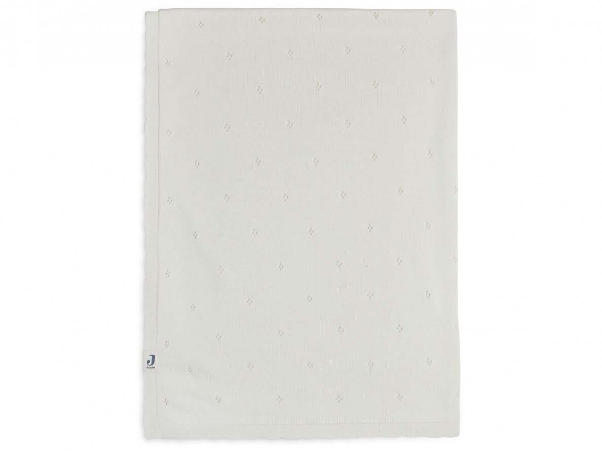 Jollein Pointelle pledas 100x150 cm Ivory 2 Jollein Pointelle pledas 100x150 cm Ivory 2