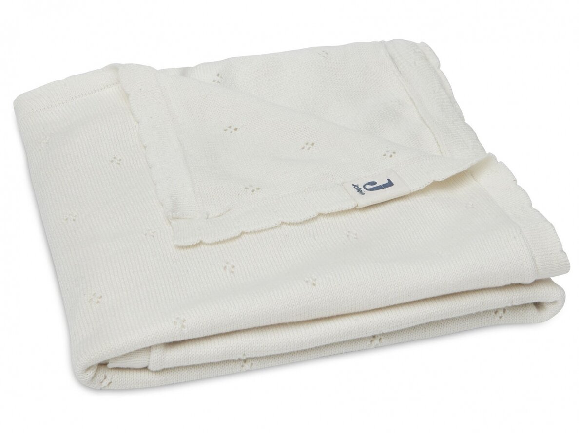 Jollein Pointelle  pledas 100x150 cm Ivory