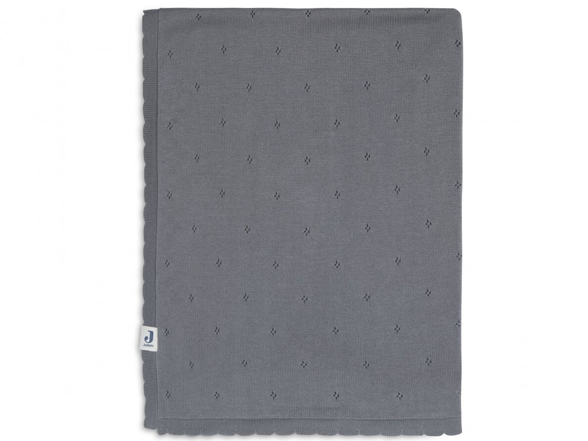 Jollein Pointelle  pledas 100x150 cm Storm Grey 2