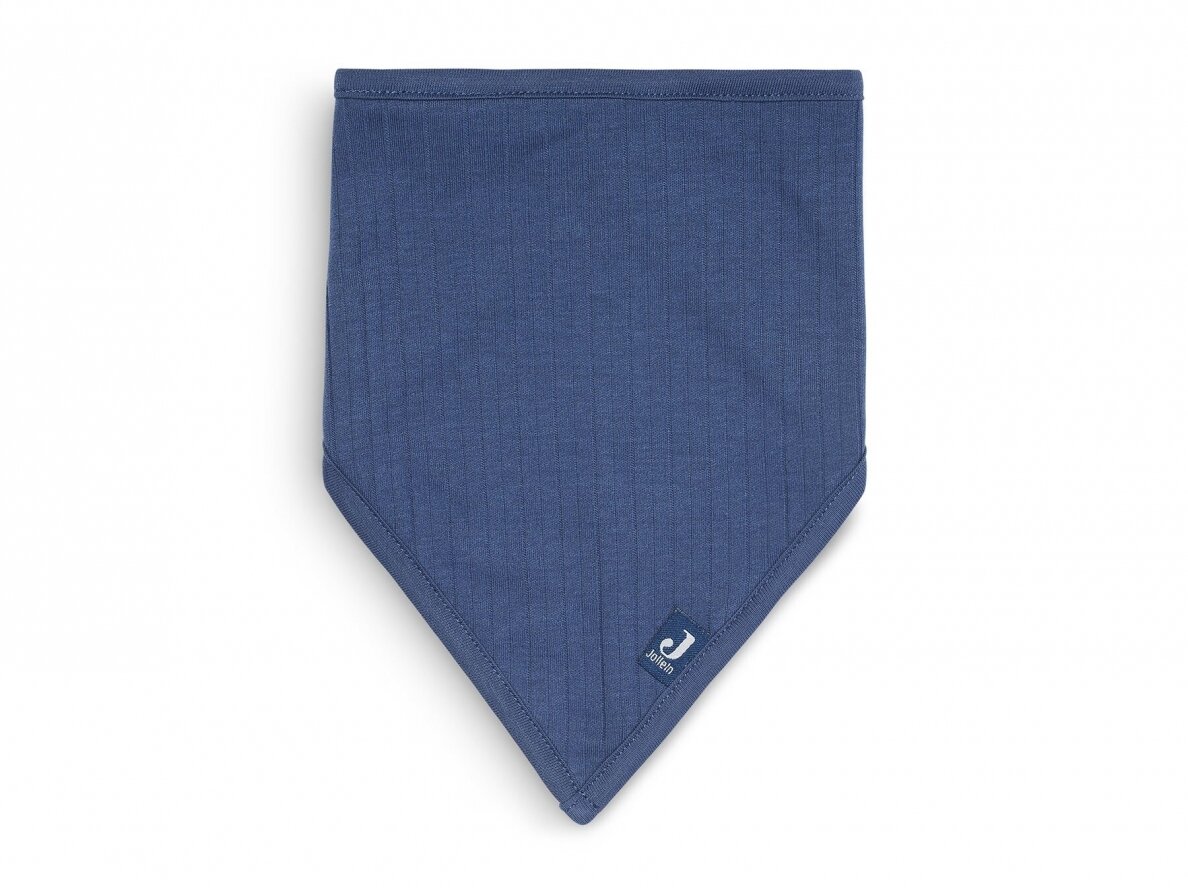 Jollein Нагрудник Bib Bandana Basic Stripe Jeans Blue  2 шт 1