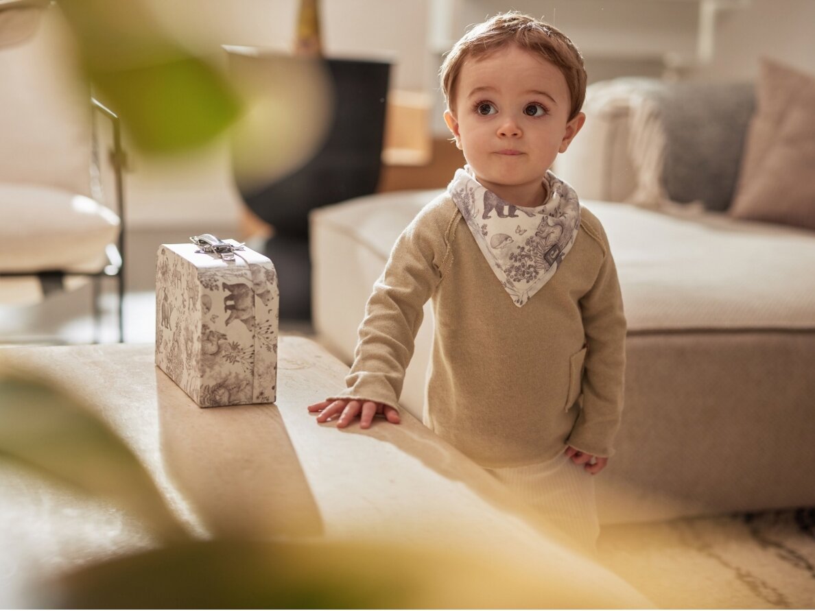 Jollein seilinukas Bib Bandana Blue Forest animals 2vnt 4 Jollein seilinukas Bib Bandana Blue Forest animals 2vnt 4