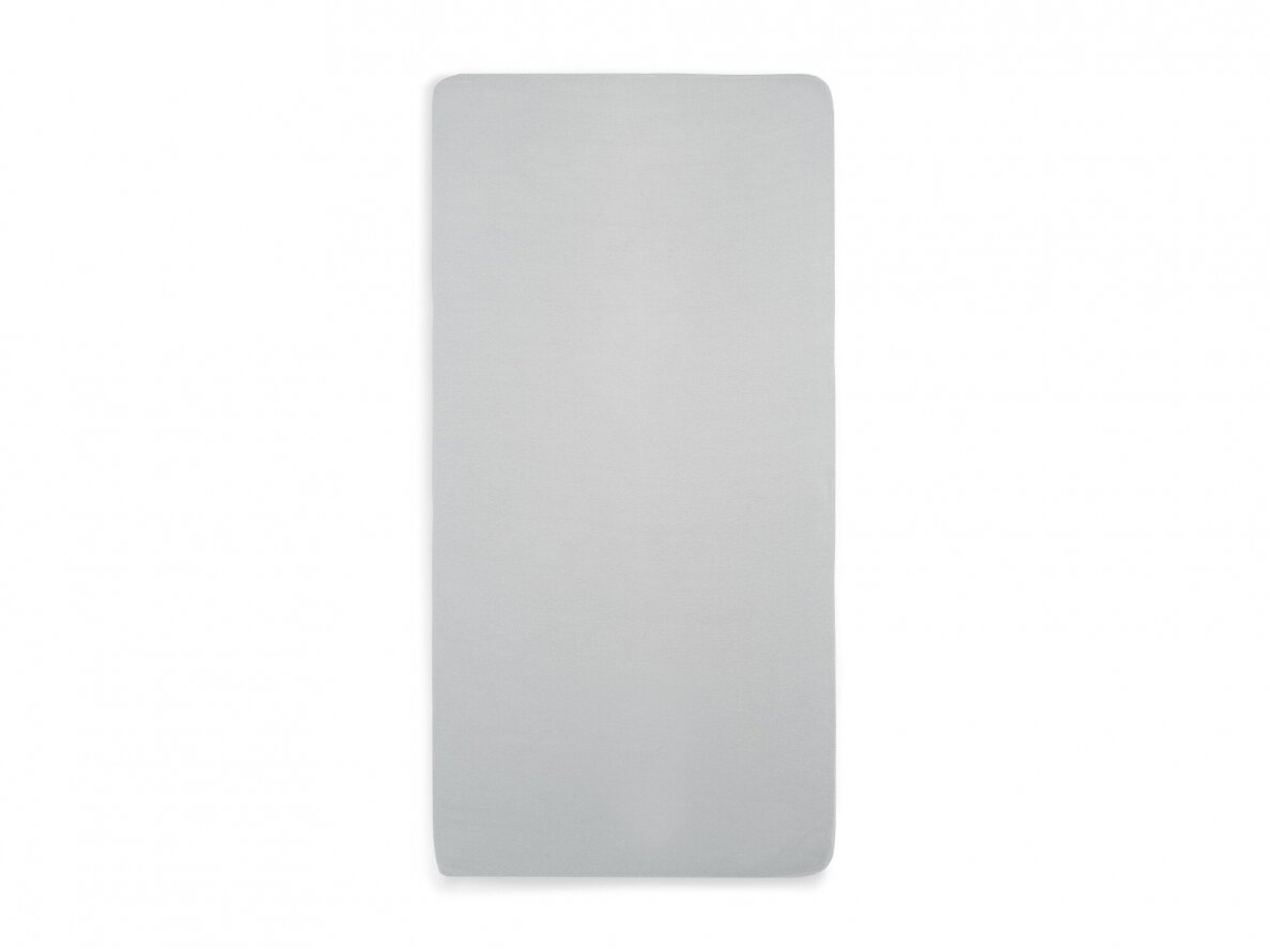 Jollein trikotažinė paklodė su guma Jersey Soft Grey 40x80 cm 2 Jollein trikotažinė paklodė su guma Jersey Soft Grey 40x80 cm 2