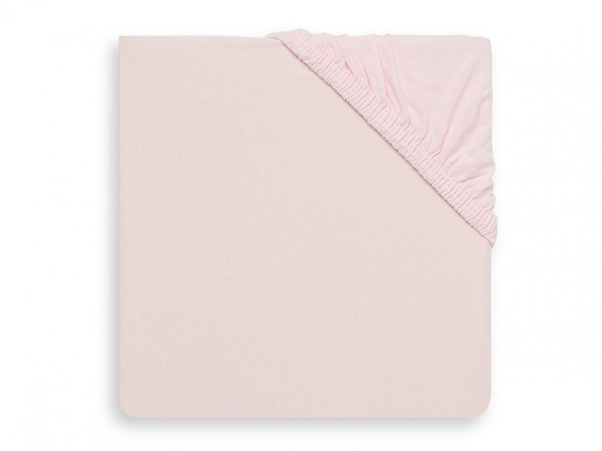 Jollein trikotažinė paklodė su guma Jersey Soft Pink 40x80 cm Jollein trikotažinė paklodė su guma Jersey Soft Pink 40x80 cm