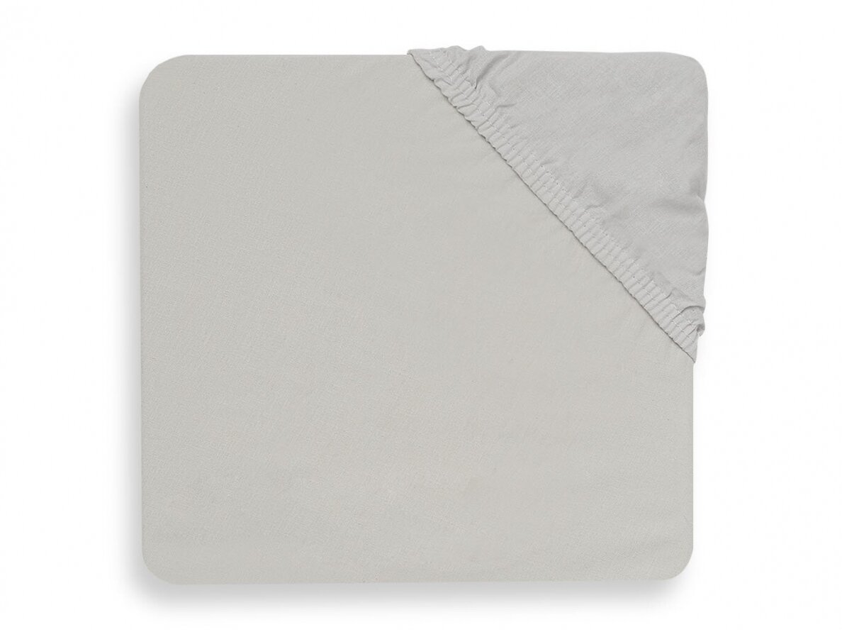 Jollein trikotažinė paklodė su guma Jersey Soft Grey 60x120 cm Jollein trikotažinė paklodė su guma Jersey Soft Grey 60x120 cm