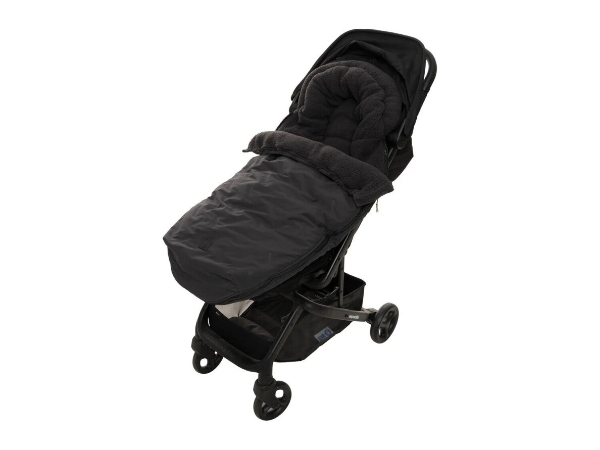 Jollein vokelis vežimėliui Embossed Nearly Black 2 Jollein vokelis vežimėliui Embossed Nearly Black 2