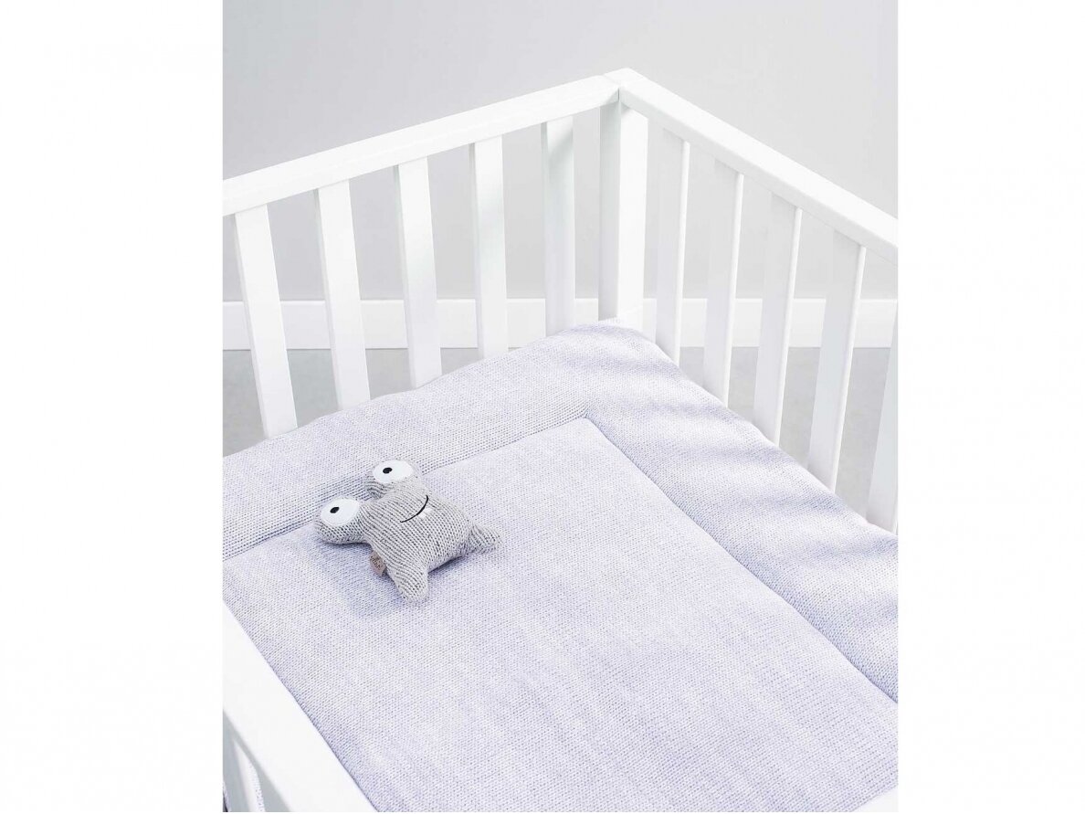 Игровой коврик Jollein Melange Knit 80x100 см. Светлая сирень 2 Игровой коврик Jollein Melange Knit 80x100 см. Светлая сирень 2