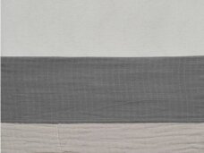 Sheet Crib 120*150cm Wrinkled Storm grey