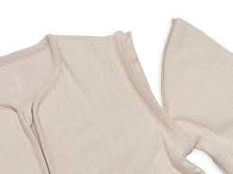 Baby Sleeping Bag 70cm With Detachable Sleeve Basic Stripe Jeans Nougat   1