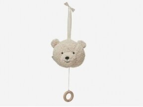 Музыкальная подвесная игрушка Jollein Teddy Bear Natural