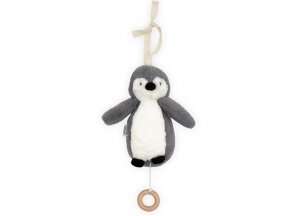 Музыкальная подвесная игрушка Jollein Pinguin  Storm Grey