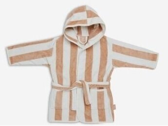 Махровый халат Jollein  на 1-2 года Stripe Terry Biscuit GOTS