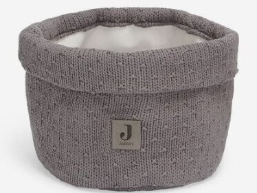 Changing basket Bliss Knit Storm grey