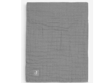 Blanket Cot Wrinkled 120x120cm Storm Grey