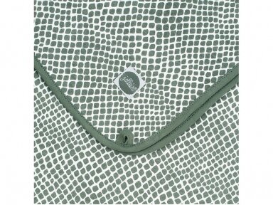 Jollein anklodė lopšiui Snake Ash Green 75x100 Jollein anklodė lopšiui Snake Ash Green 75x100