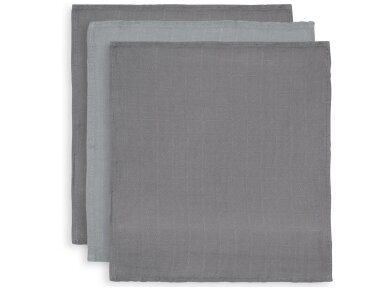 Jollein Bambukinė/hidrofilinė vystyklai Storm Grey 2 vnt.(115 x 115cm) Jollein Bambukinė/hidrofilinė vystyklai Storm Grey 2 vnt.(115 x 115cm)
