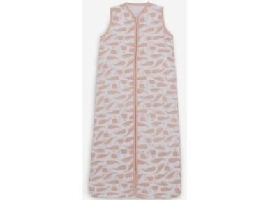 Jollein hidrofilinės medvilnės miegmaišis Whales Pale Pink 70cm Jollein hidrofilinės medvilnės miegmaišis Whales Pale Pink 70cm