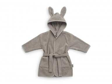 Jollein kilpinis chalatas Baby Storm Grey 1-2 metai Jollein kilpinis chalatas Baby Storm Grey 1-2 metai