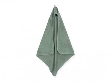 Махровое полотенце Jollein с капюшономTerry Stone Green 75x75 cm