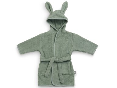 Jollein kilpinis vonios chalatėlis 1-2 metai Ash Green