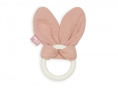 Jollein kramtukas - žaisliukas - Bunny Ears - Rosewood Jollein kramtukas - žaisliukas - Bunny Ears - Rosewood