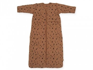 Jollein kūdikio miegmaišis su nusegamomis rankovėmis SPOT Caramel 90cm Jollein kūdikio miegmaišis su nusegamomis rankovėmis SPOT Caramel 90cm