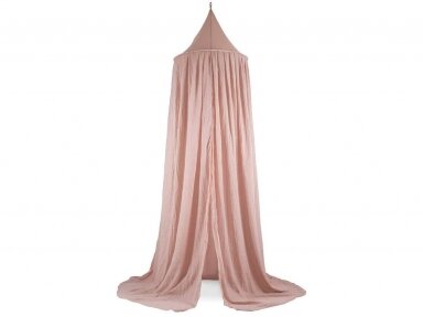 Jollein lovytės baldakimas Pale Pink 245cm Jollein lovytės baldakimas Pale Pink 245cm