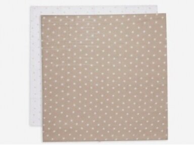 Хлопковые пелёнки Jollein 70x70cm PointelleSun Biscuit 2 шт